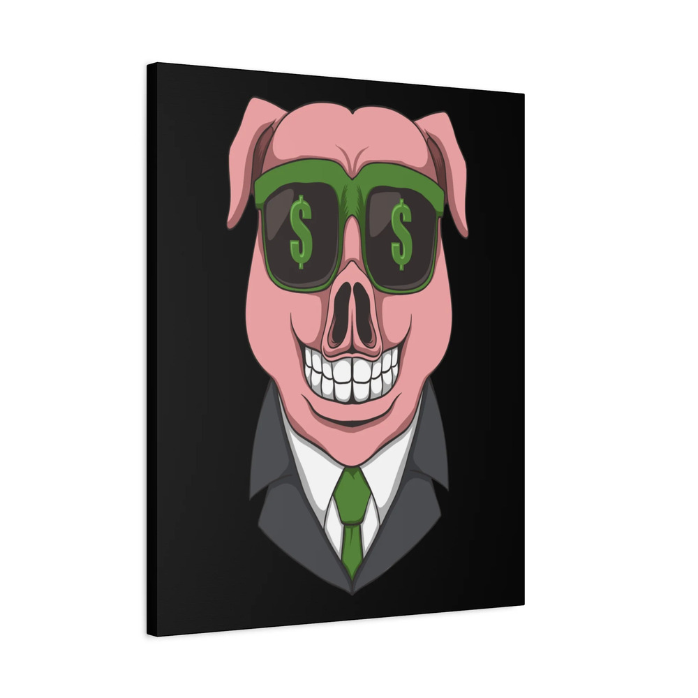 Greed is Good, Gift for Traders, Money Quote, Motivation Wall Art
